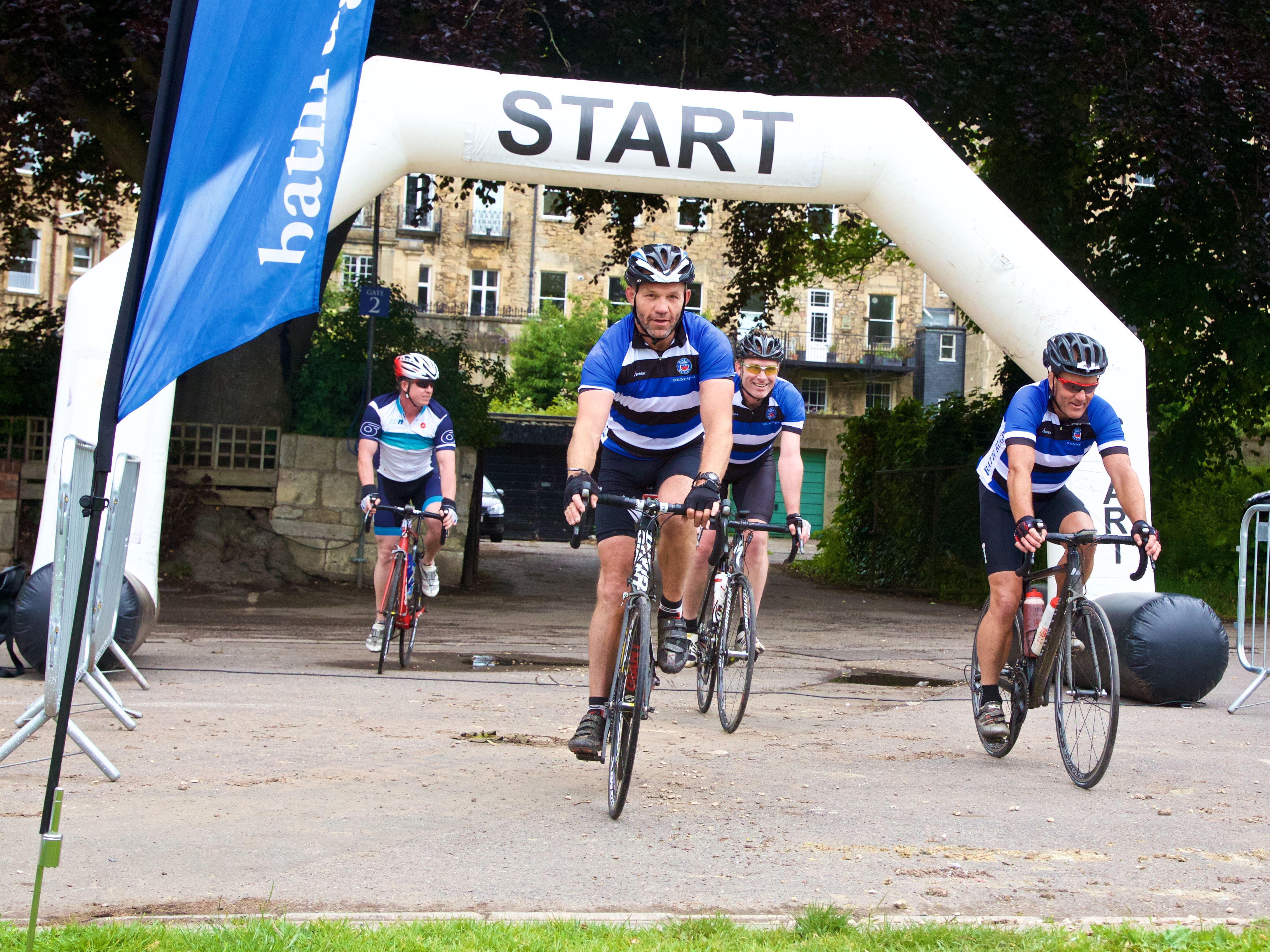 Cycle from Bath to Gloucester to support the Blue, Black and White