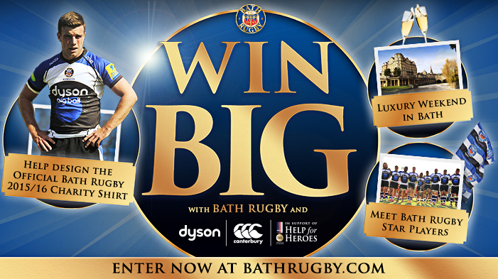 Inspire Bath Rugby’s 2015/16 Charity Shirt and Win Big!
