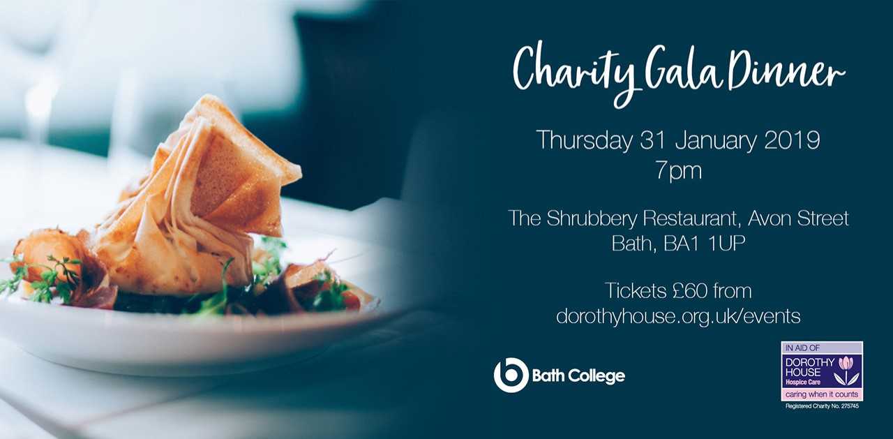 Top local chefs support Bath College students at Charity Gala Dinner in aid of Dorothy House