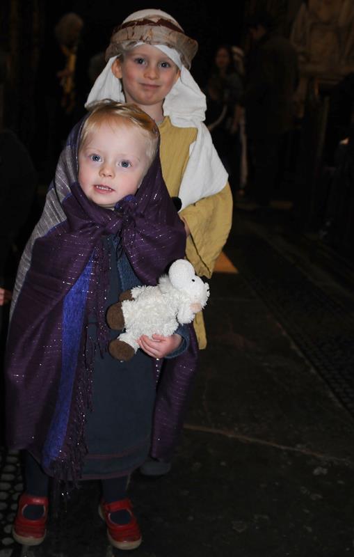 Snapped: Bath Abbey Family Carol Service 2014