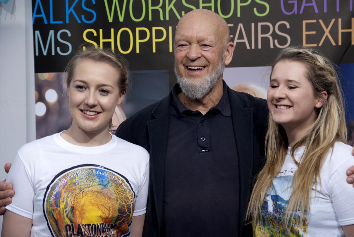 Snapped: Michael Eavis launches Official Glastonburty T-Shirt 2014
