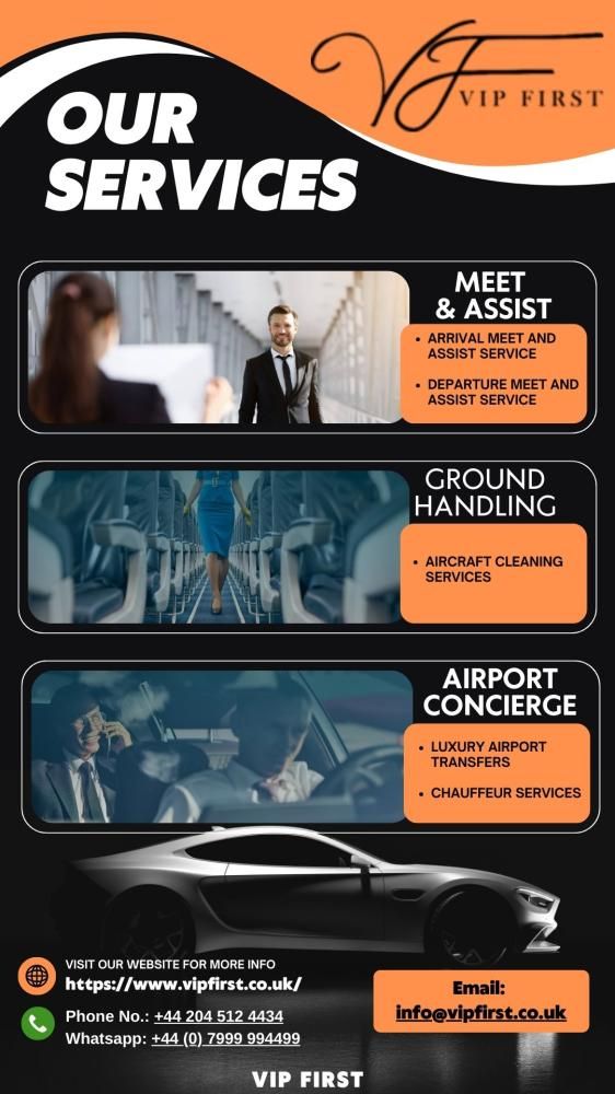 Elevate Your Travel Experience with VIP First: Unravelling Exceptional Meet and Assist, Luxury Airport Transfers, Chauffeur, and Ground Handling Services