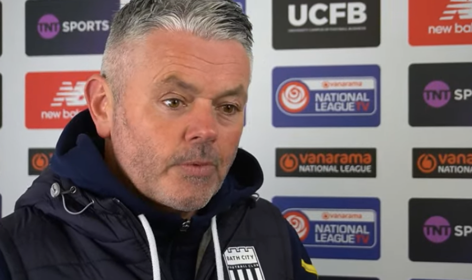 Bath City boss says side 'not ruthless enough' after FA Trophy exit
