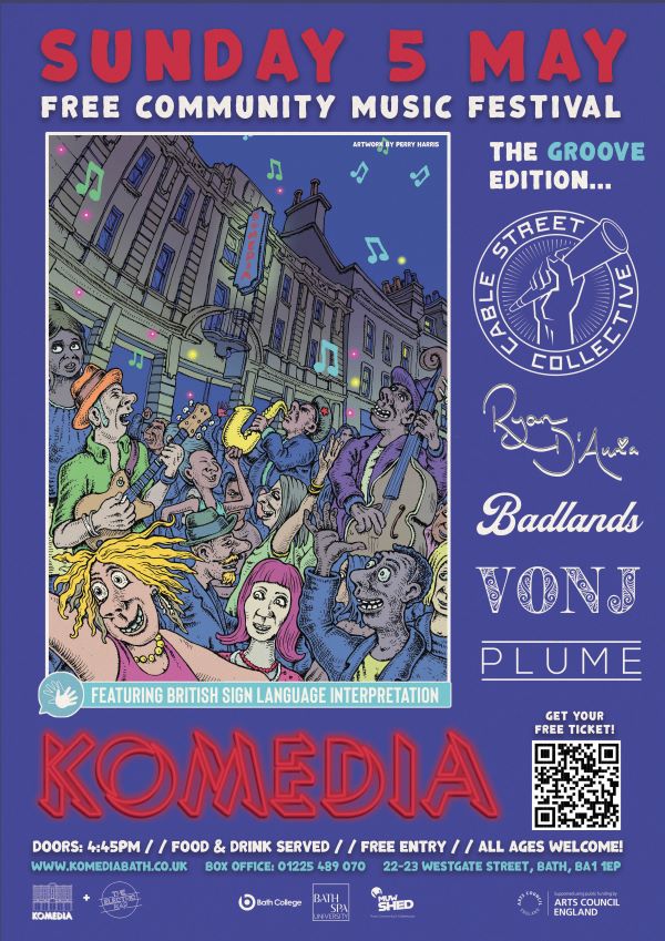 Free Community Festival: The Groove Edition feat. The Cable Street Collective, Ryan D’Auria, Badlands, Vonj and Plume