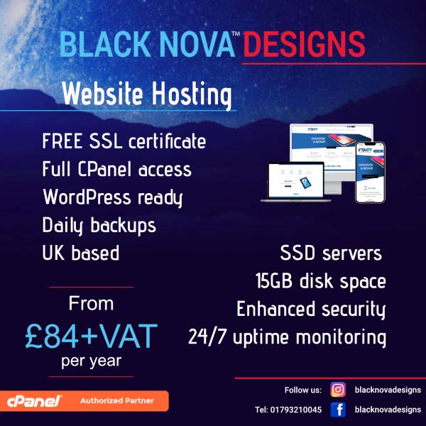 Benefits of Website Hosting with Black Nova Designs