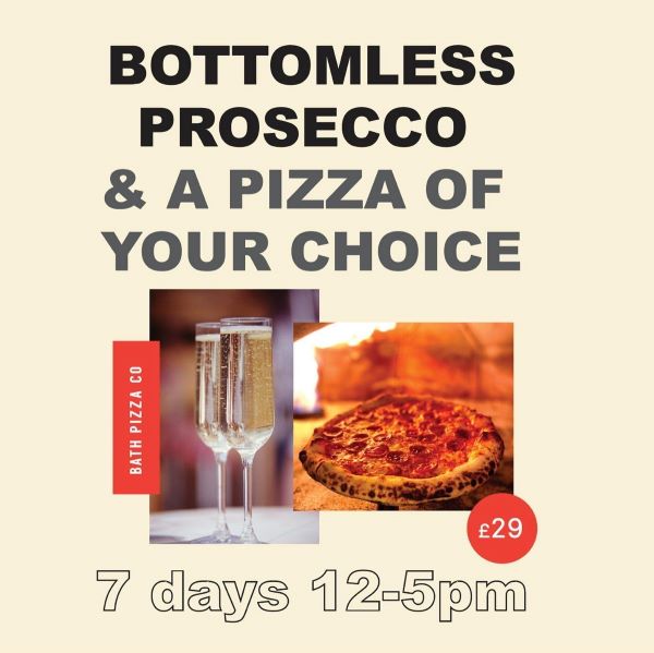 Bottomless Prosecco and Pizza