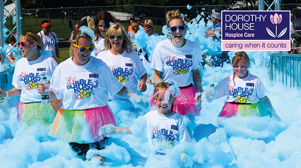 2017 Bubble Rush Set to Raise Over £50,000 for Dorothy House