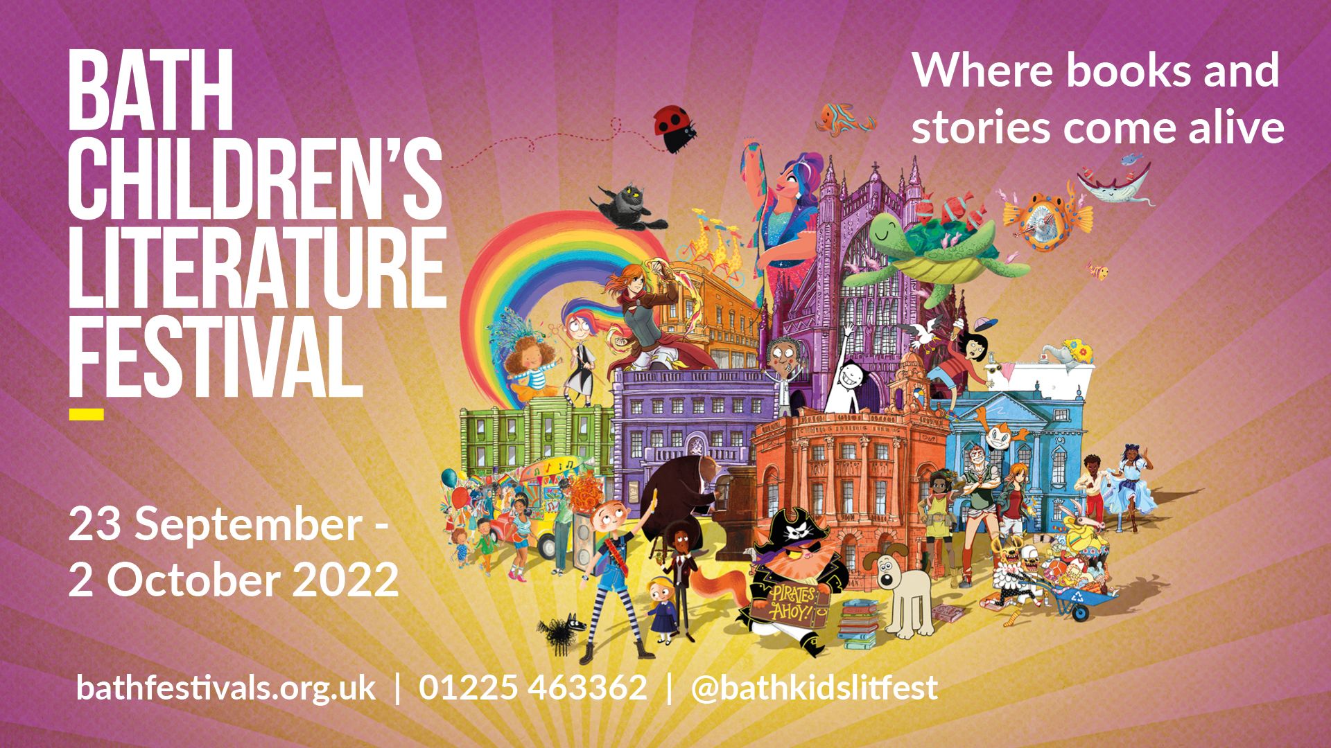Bath Children's Literature Festival 2022 Programme Announcement