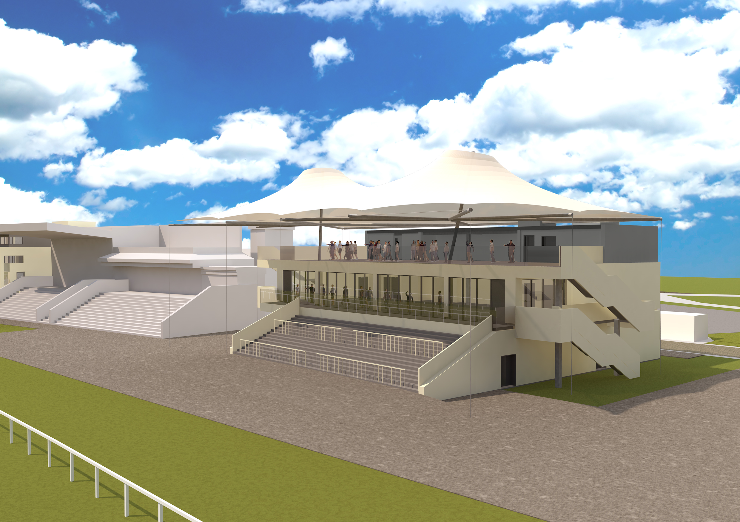 Bath Racecourse Celebrates Full Planning Approval For New Grandstand