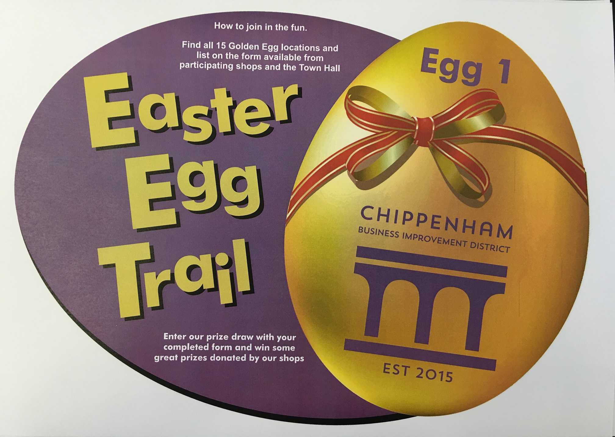Chippenham BID Hosts Family Easter Egg Trail