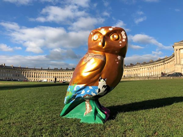 Giant Owl Sculpture Trail Coming to Bath This Summer