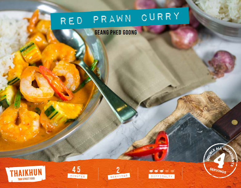 Recipe: Red Prawn Curry