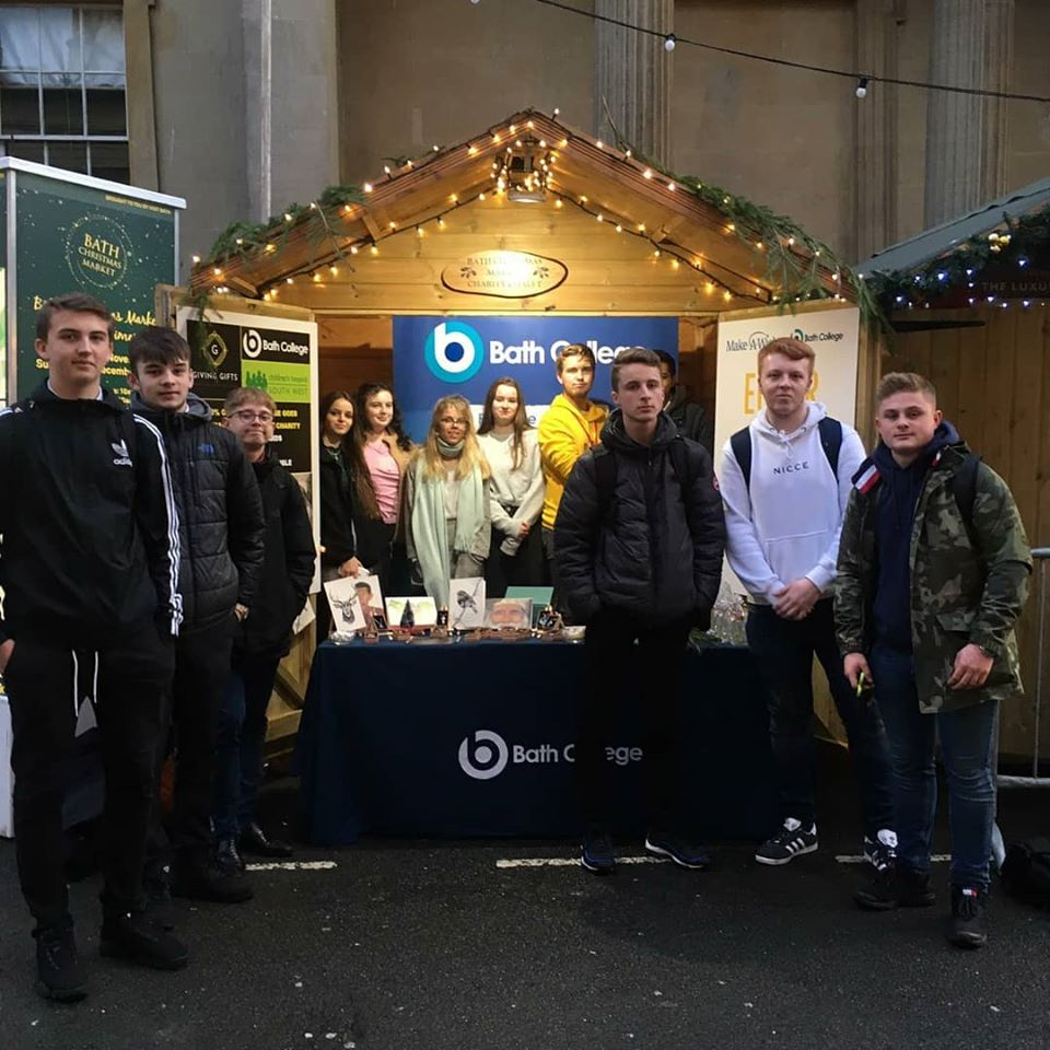 Bath College Business Entrepreneurs enjoy sale success at The 2019 Bath Christmas Market