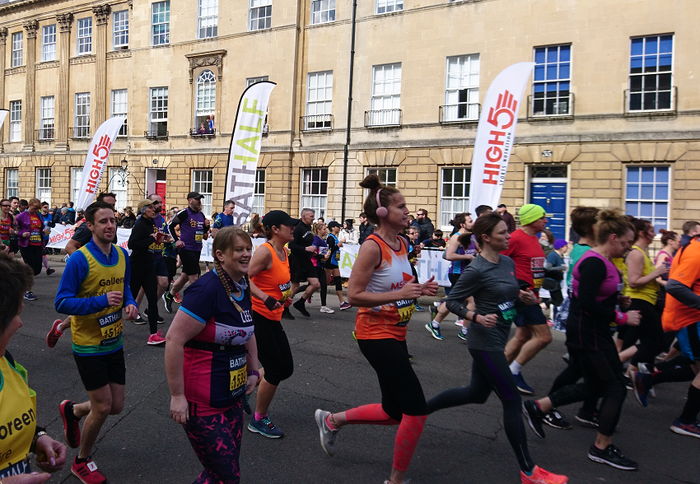 Bath Half runners raise over £5,000 for Bristol-based children’s charity Jessie May