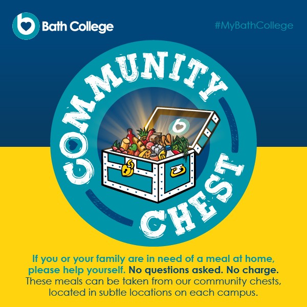 Bath College works with Compassionate Community Hub to feed students this Christmas