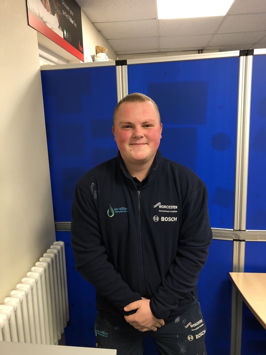 NEW APPRENTICE JOINS THE TEAM AT JOHN WILLIAMS HEATING SERVICES
