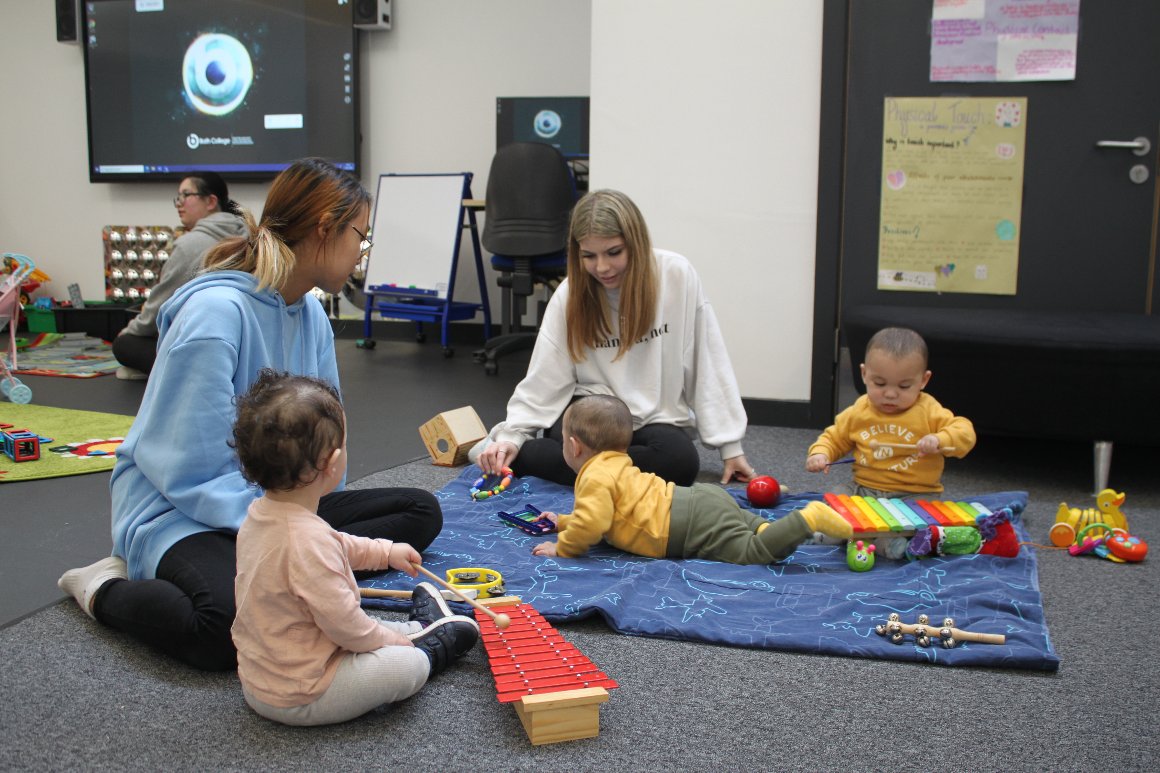 Bath College state of the art creche enables parents to learn English
