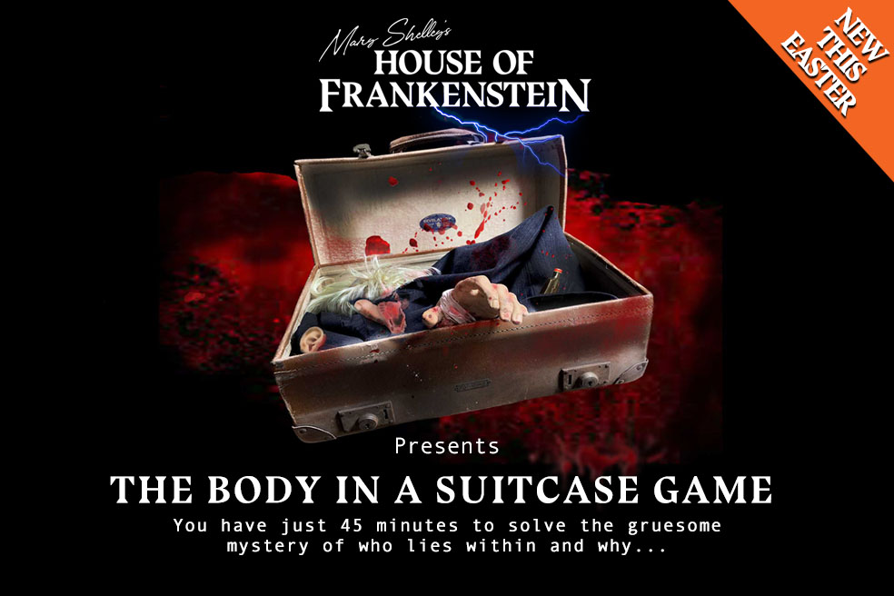 NEW Mary Shelley's House of Frankenstein's The Body In A Suitcase Game