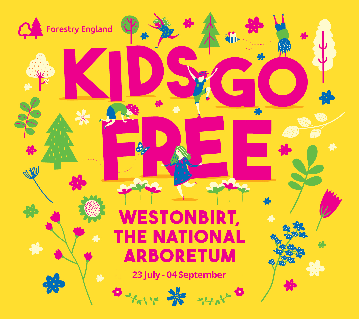 Kids go free this summer at Westonbirt Arboretum! 