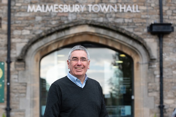 Campbell Ritchie, who chairs Malmesbury Town Team whihch works in partnership with Malmesbury Town Council. 