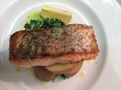 Recipe: Salmon with New Potatoes and Savoy Cabbage 