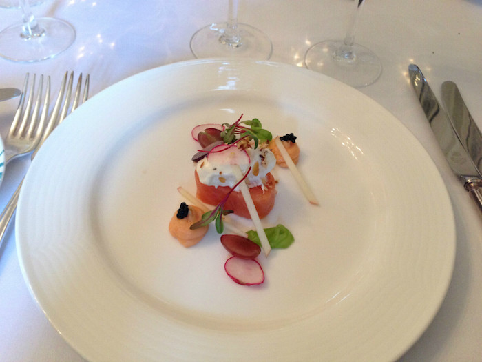 Smoked salmon starter