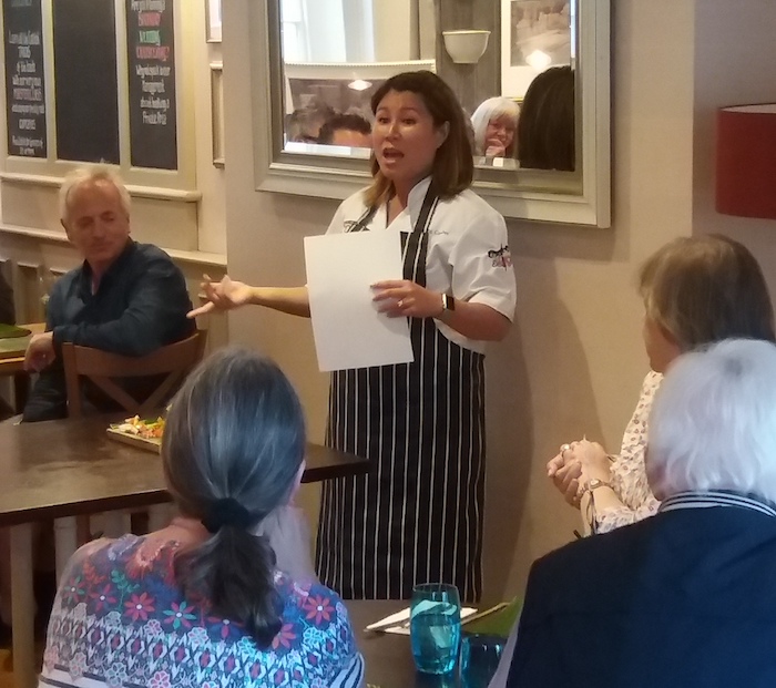 Ping Coombes at The Roman Baths Kitchen