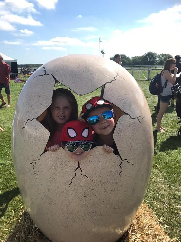 SNAPPED: Bath Racecourse Dino Family Raceday