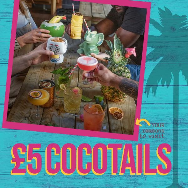 £5 Cocotails at The Coconut Tree