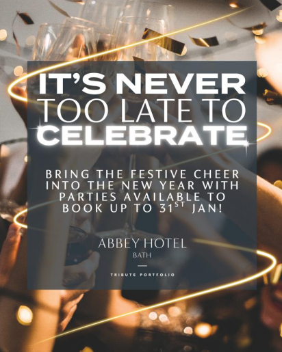 Post-Christmas Celebrations at Abbey Hotel Bath