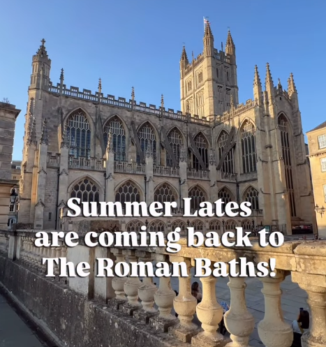 VIDEO: Summer Lates at Roman Bath