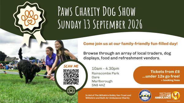 WIN 4 Tickets to the Paws Charity Dog Show 2026