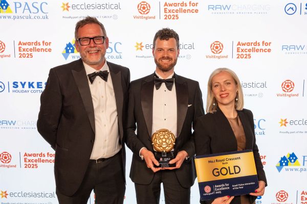 England’s Number 1! No.1 Royal Crescent achieves Gold in VisitEngland Awards for Excellence 2025